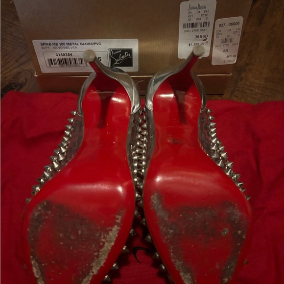 Christian Louboutin spike pvc size 36 - Picture 5 of 5